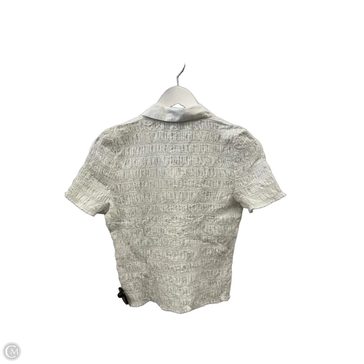 Top Short Sleeve By J. Crew In White, Size: S