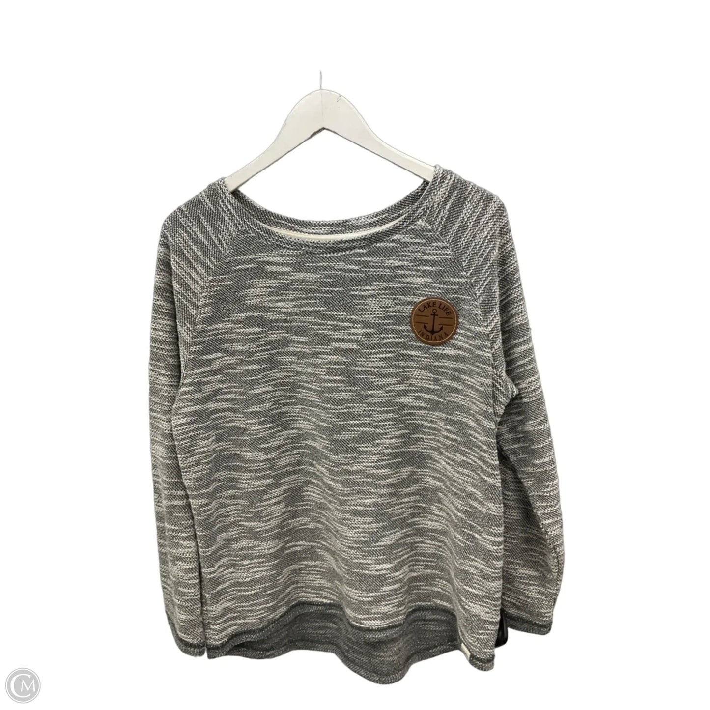 Top Long Sleeve By Blue In Grey, Size: L