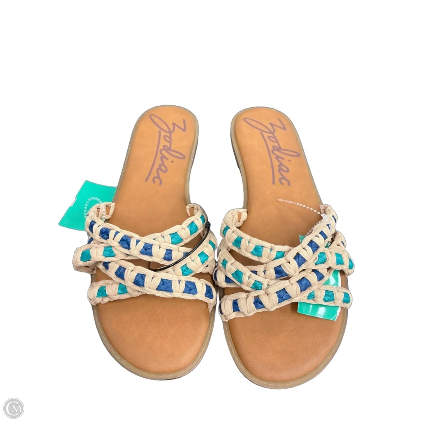 Sandals Flats By Zodiac In Tan, Size: 10
