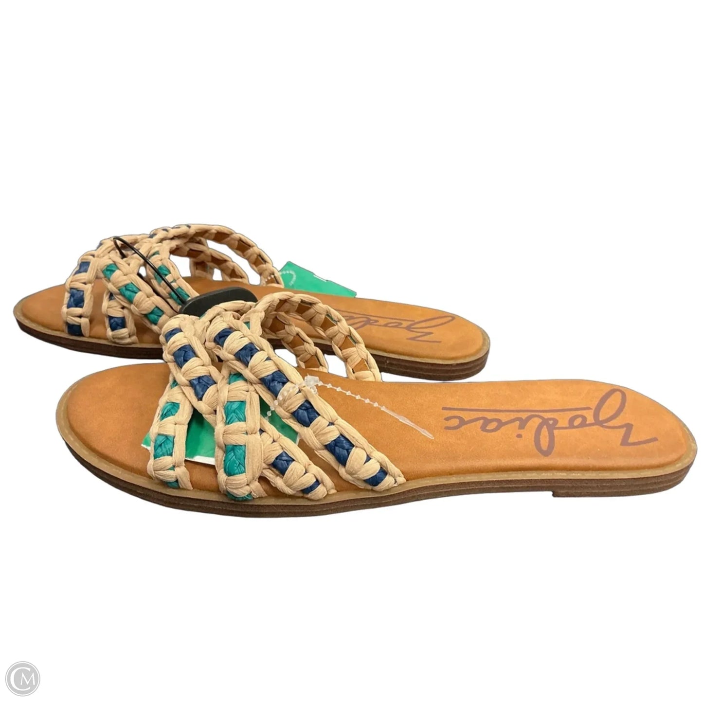 Sandals Flats By Zodiac In Tan, Size: 10