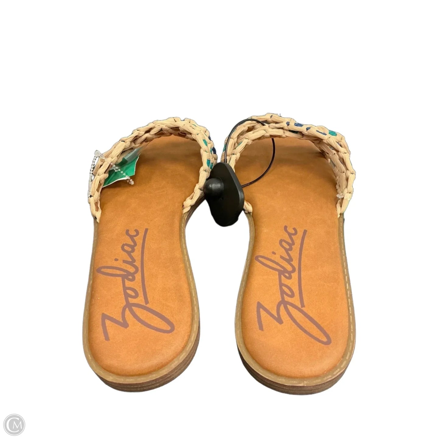 Sandals Flats By Zodiac In Tan, Size: 10