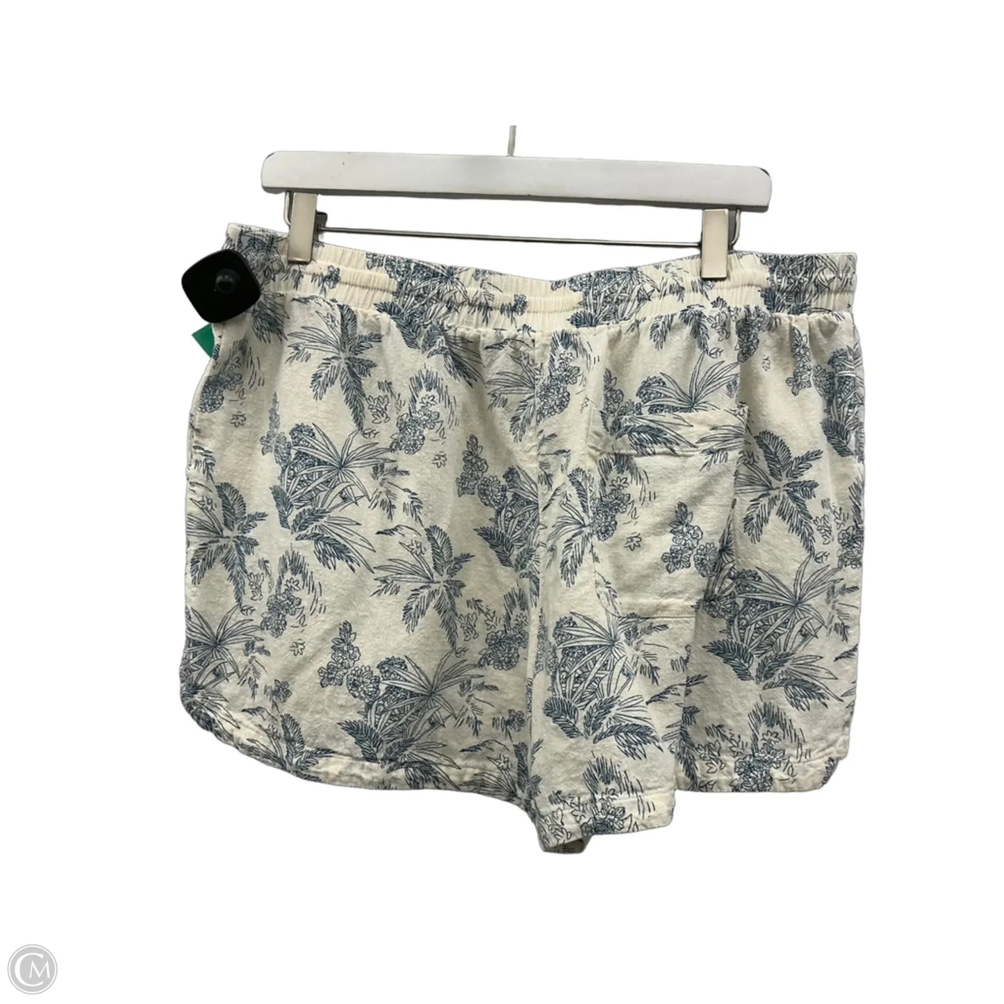 Shorts By Carve Designs In Blue & Cream, Size: 14