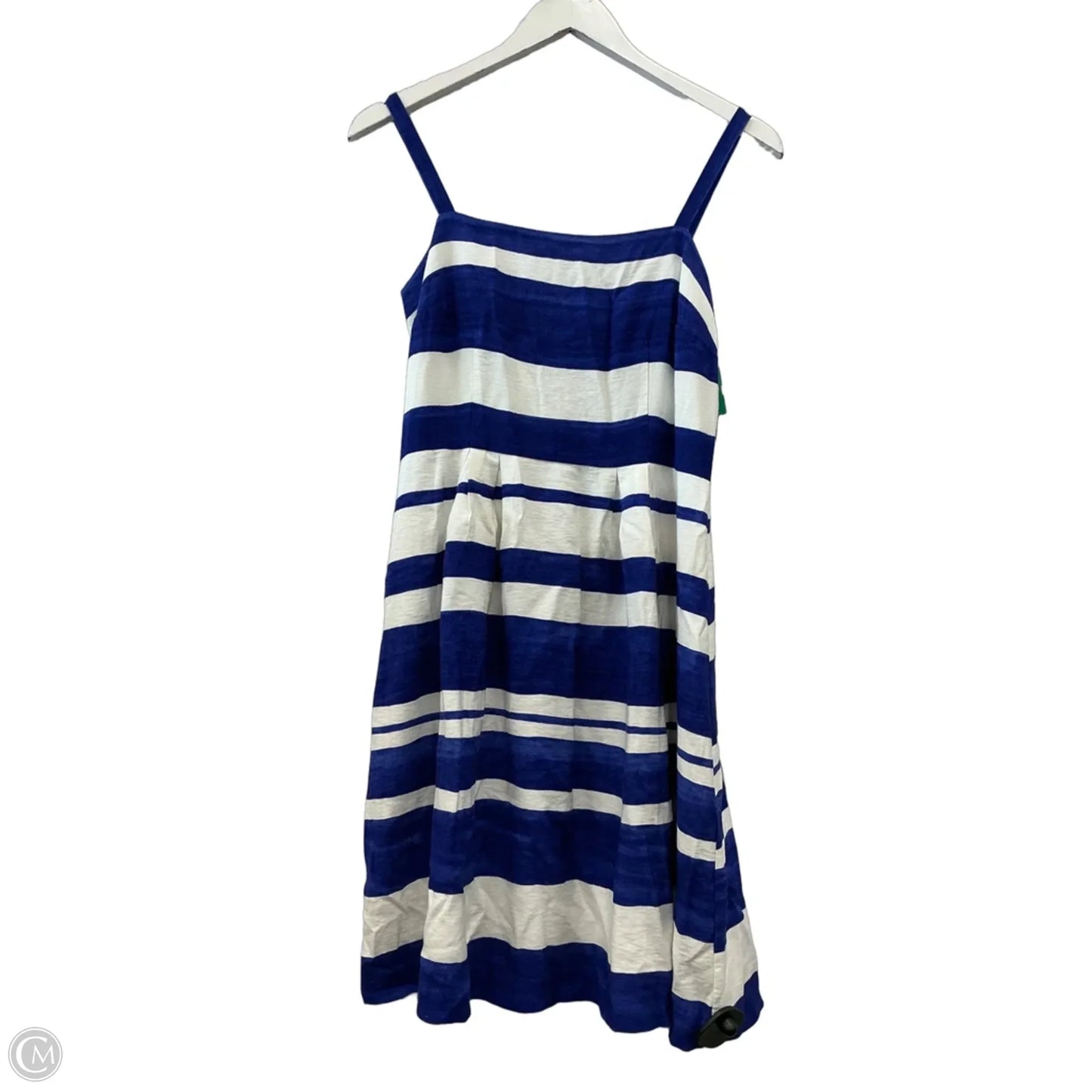 Dress Casual Short By Loft In Blue & White, Size: S