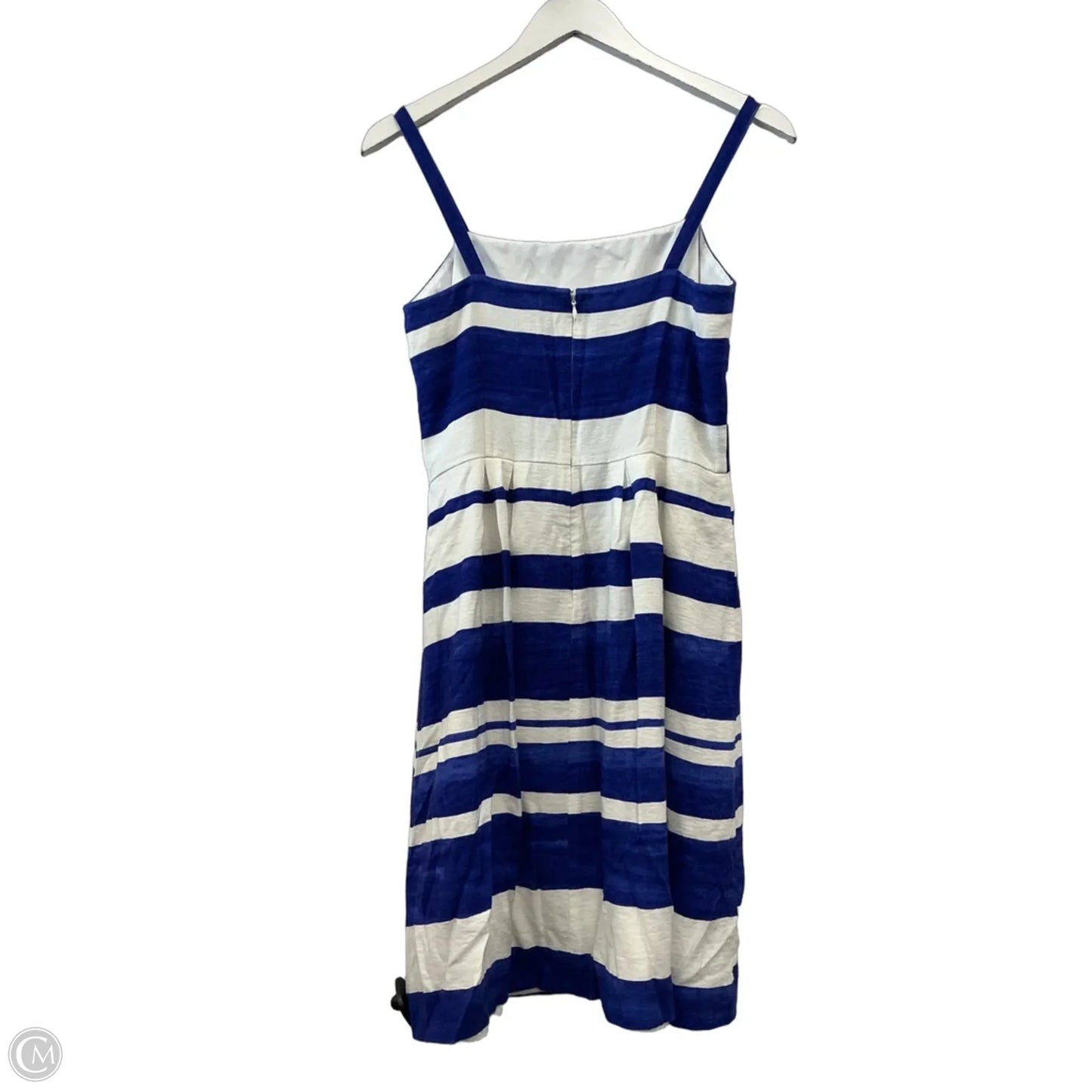 Dress Casual Short By Loft In Blue & White, Size: S
