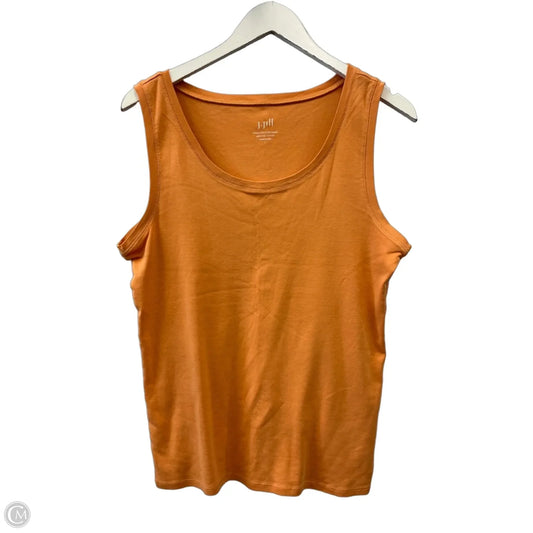 Top Sleeveless By J. Jill In Orange, Size: L