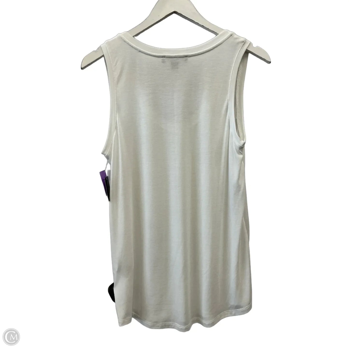 Top Sleeveless By Inc In White, Size: M