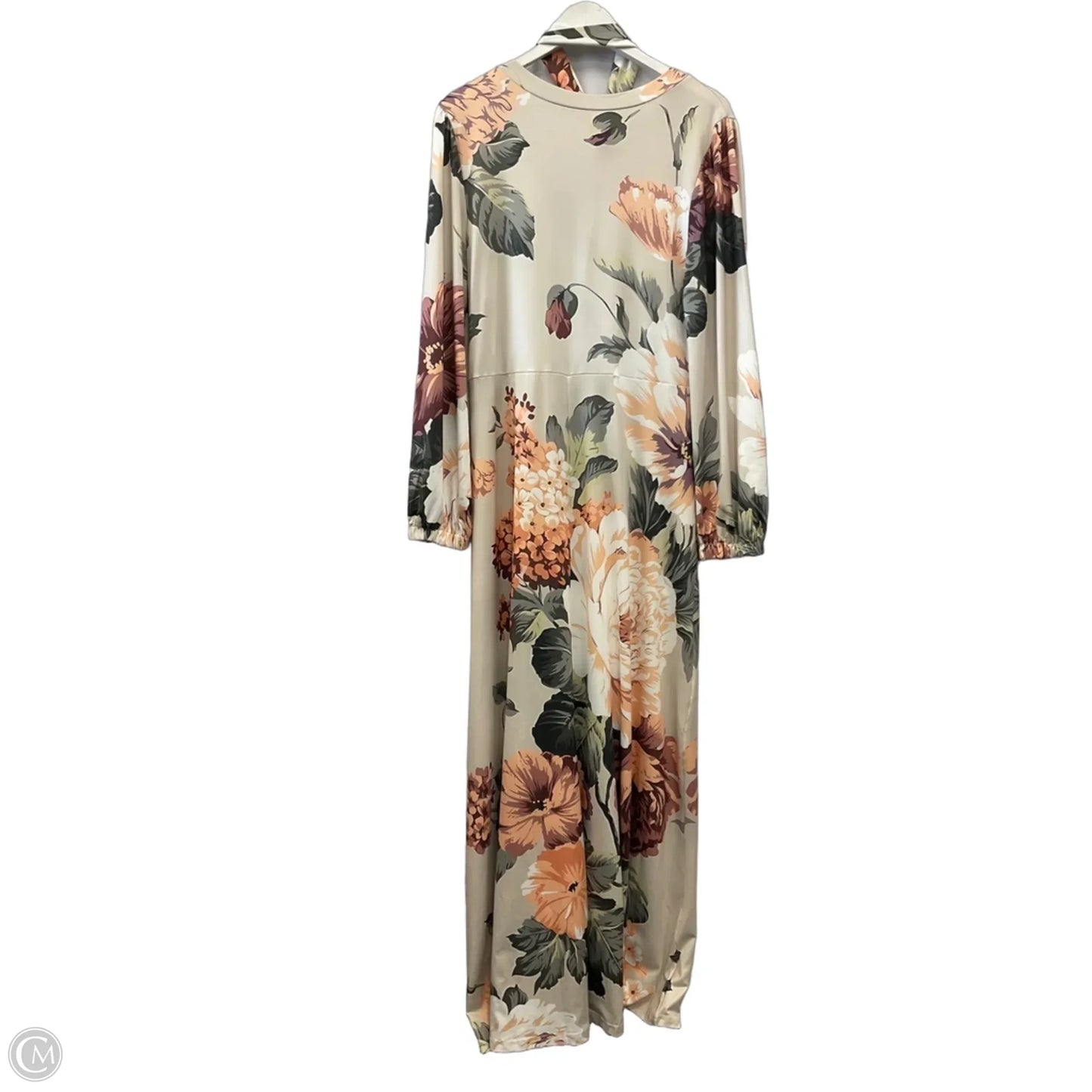 Dress Casual Maxi By Clothes Mentor In Peach, Size: L