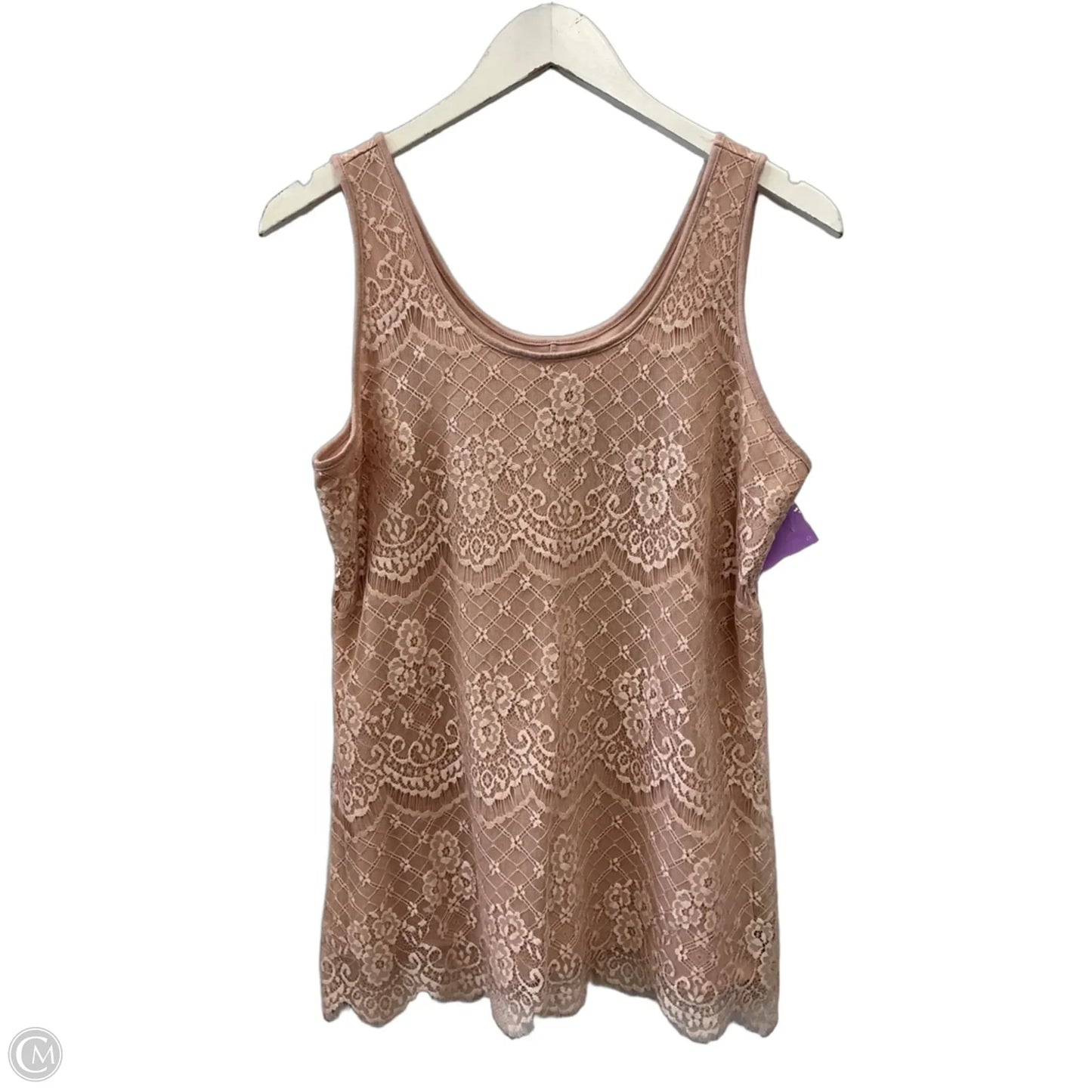 Top Sleeveless By Maurices In Mauve, Size: M