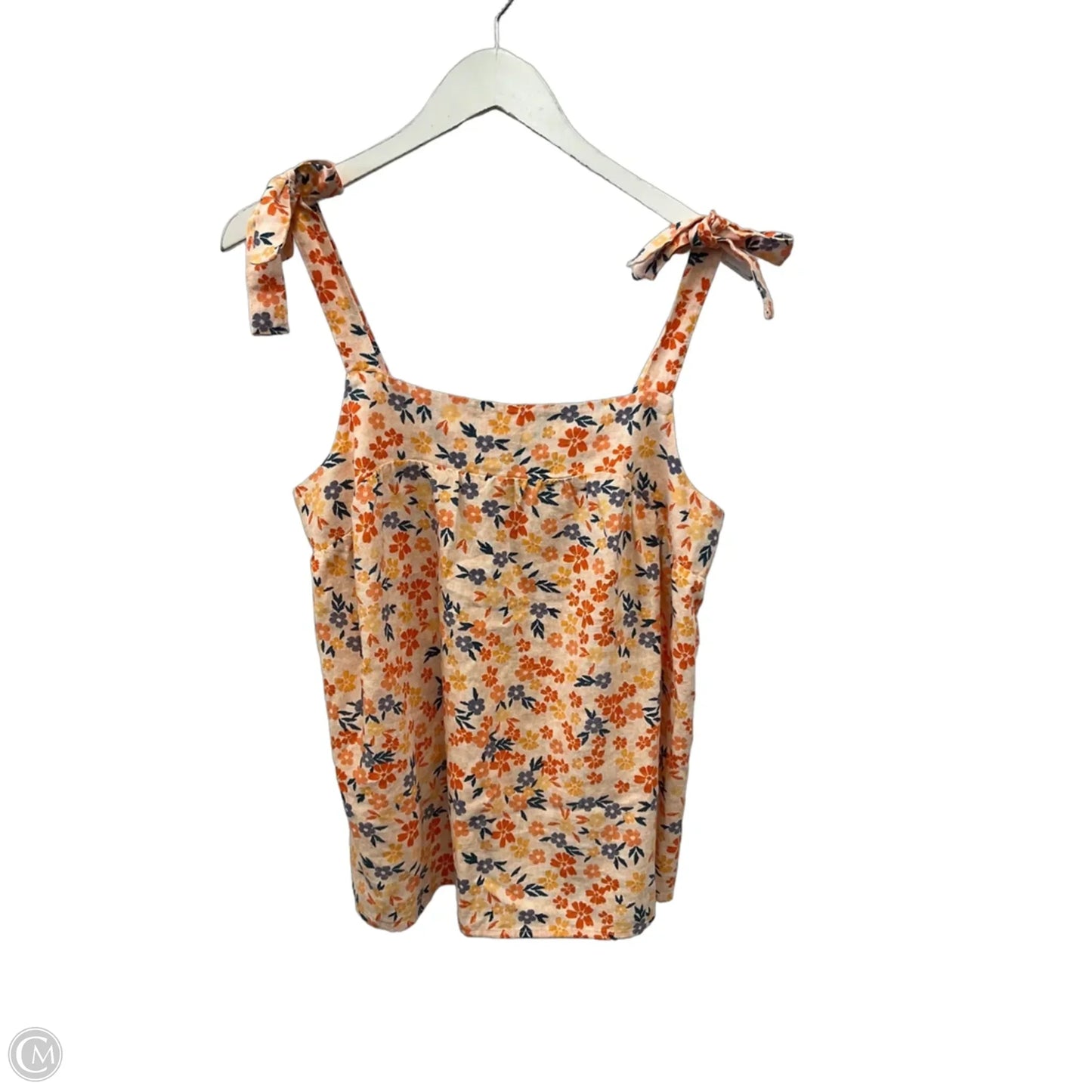 Top Sleeveless By Sonoma In Orange, Size: M
