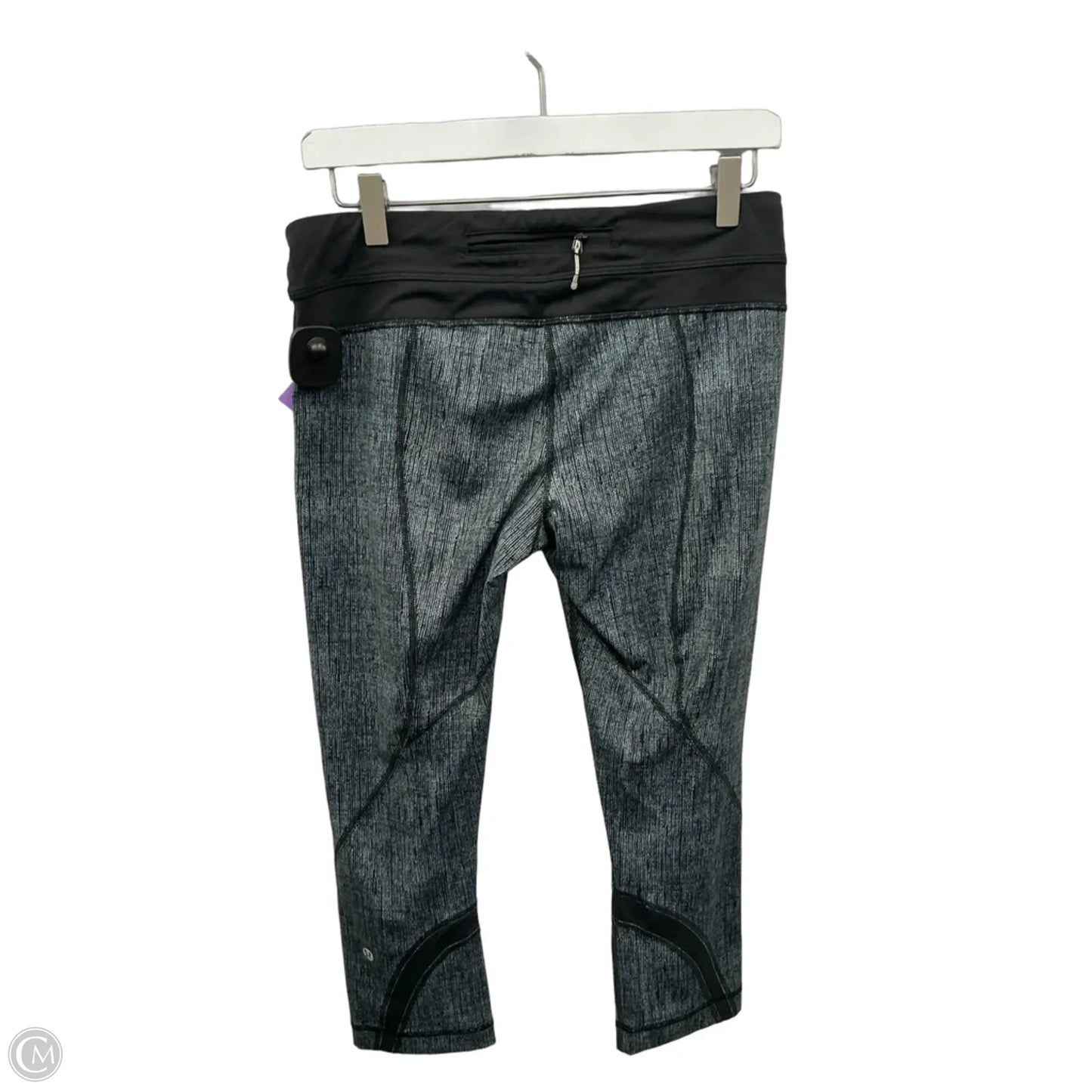 Athletic Capris By Lululemon In Teal, Size: M