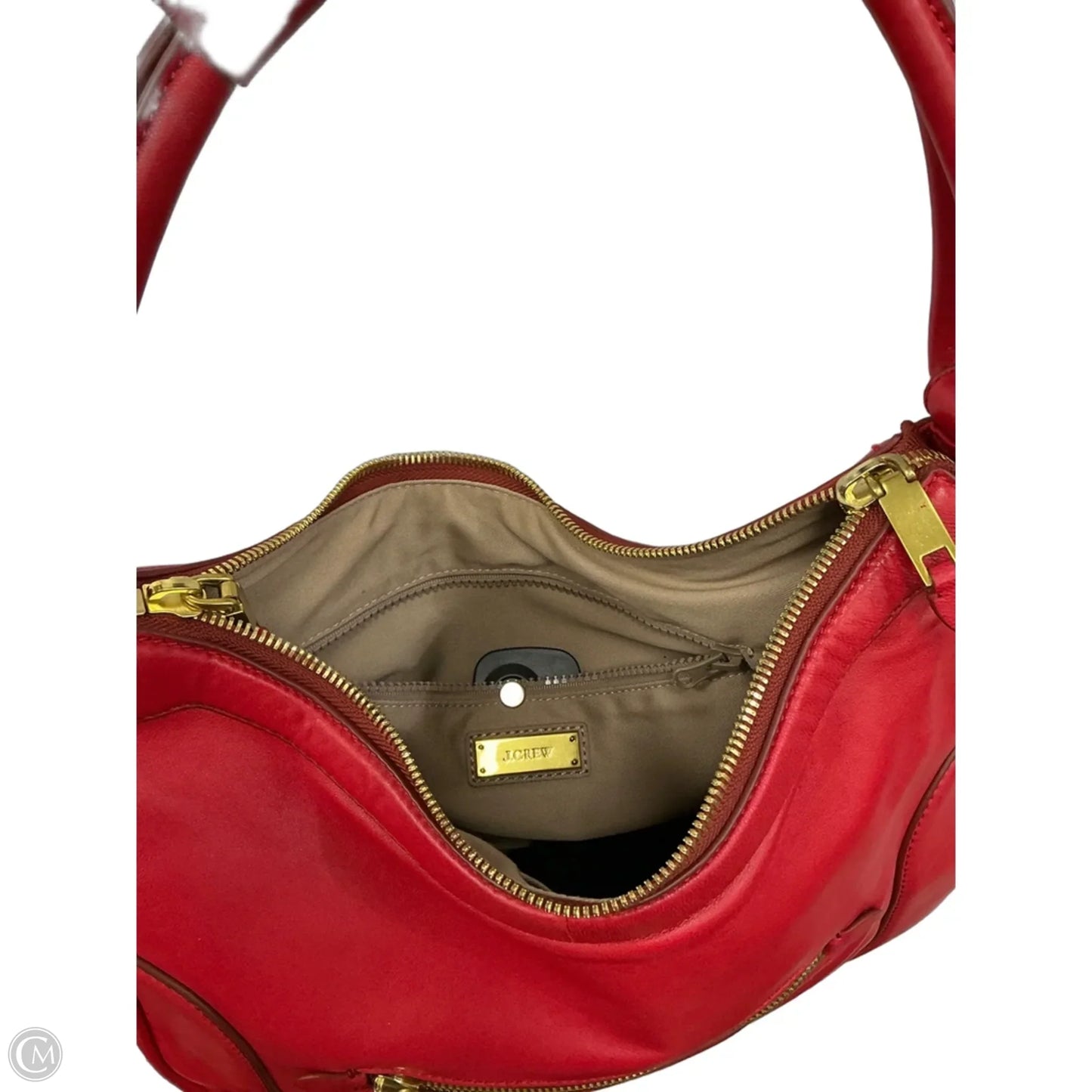 Handbag Leather By J. Crew, Size: Large