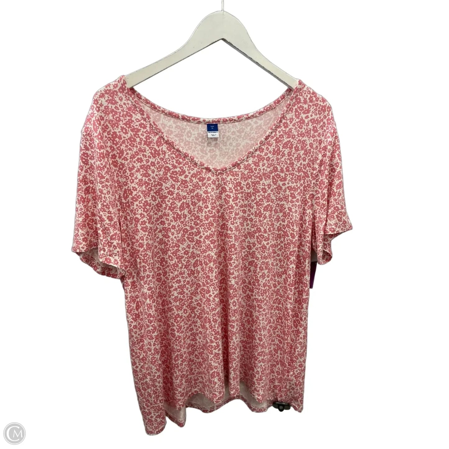 Top Short Sleeve By Old Navy In Pink, Size: Xl