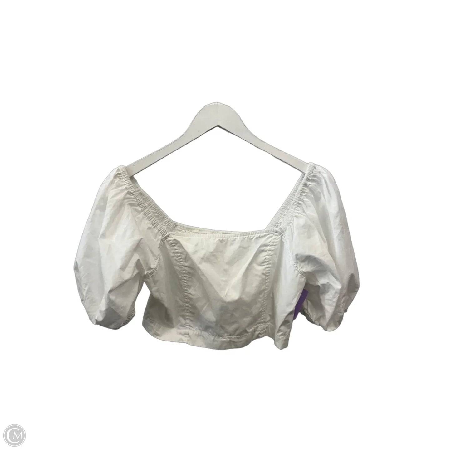 Top Short Sleeve By Aerie In White, Size: M