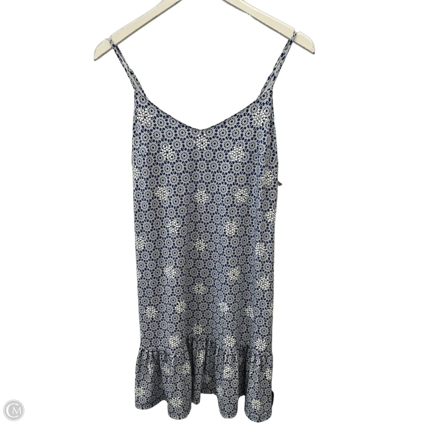 Dress Casual Short By Michael By Michael Kors In Blue & White, Size: M