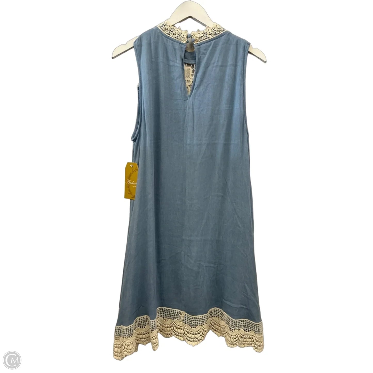 Dress Casual Midi By Andree By Unit In Blue, Size: L