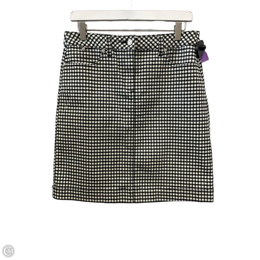 Skirt Mini & Short By Talbots In Black & White, Size: 6