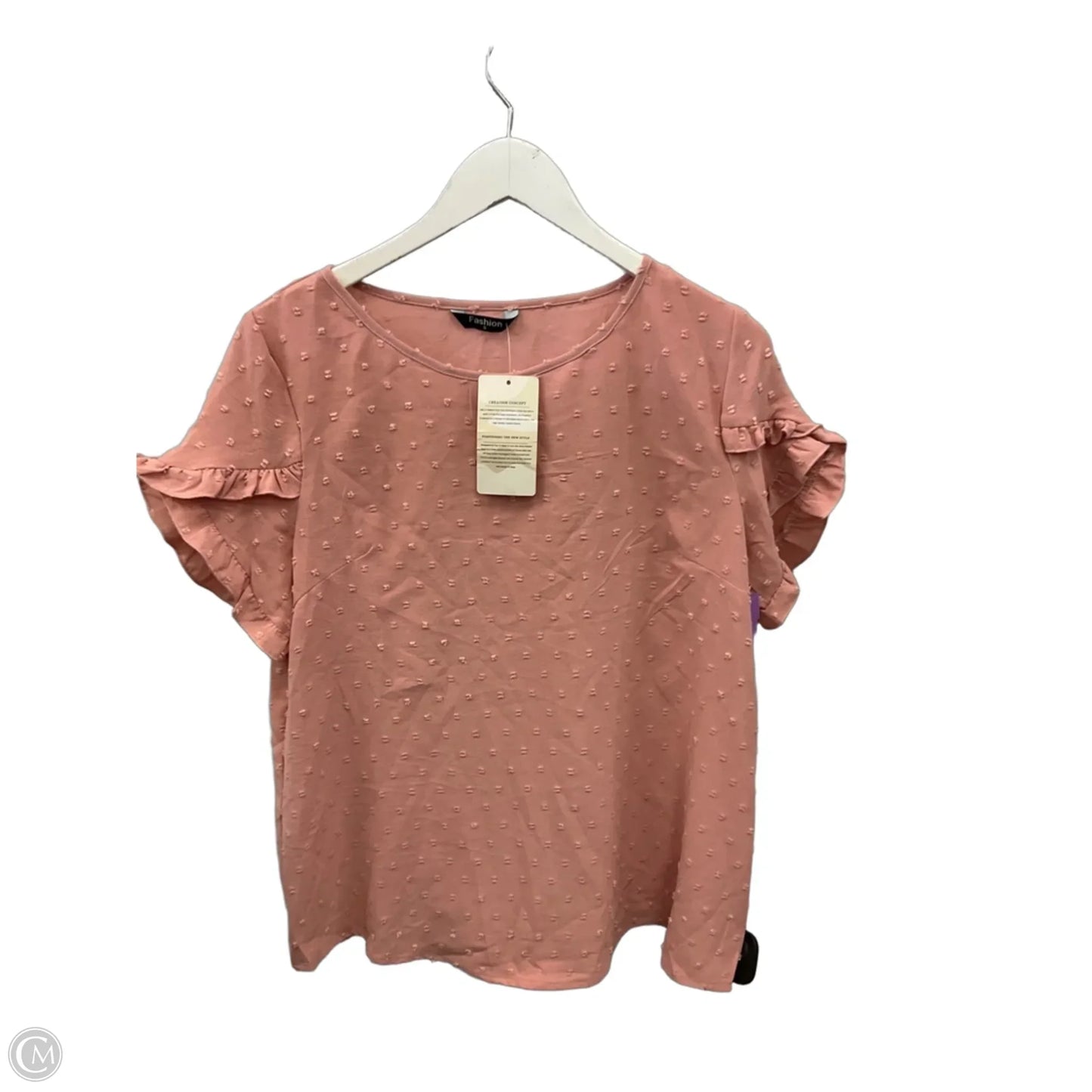 Top Short Sleeve By Clothes Mentor In Pink, Size: S