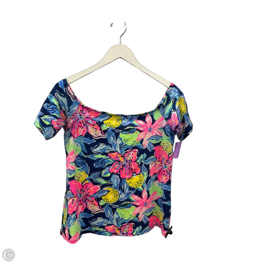 Top Short Sleeve By Lilly Pulitzer In Multi-colored, Size: M