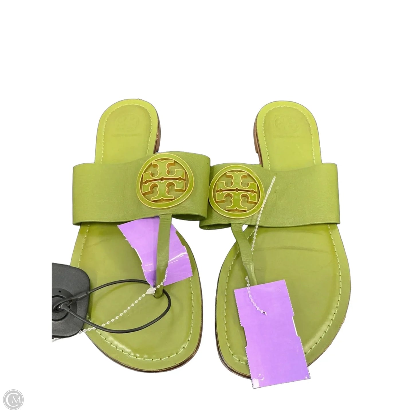 Sandals Designer By Tory Burch In Green, Size: 8