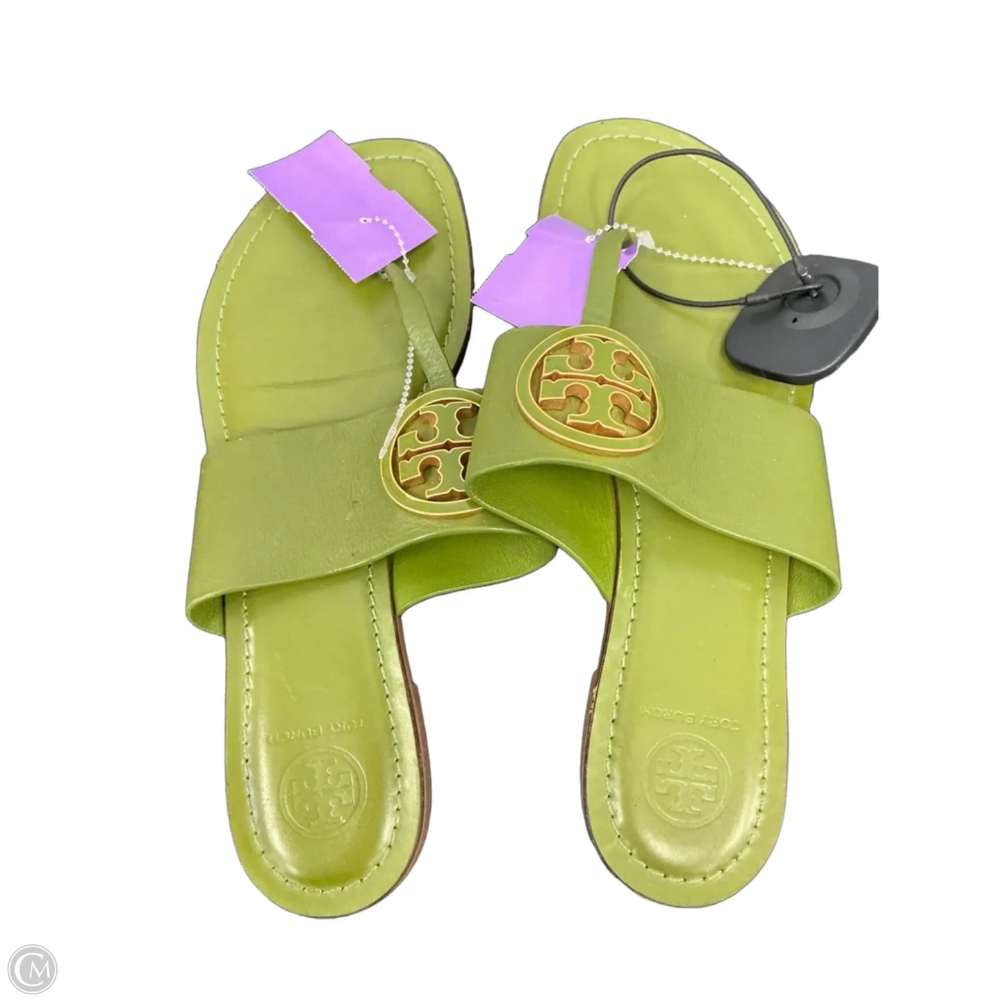 Sandals Designer By Tory Burch In Green, Size: 8