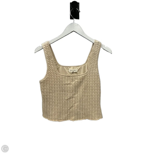 Top Sleeveless By Marled In Cream, Size: M