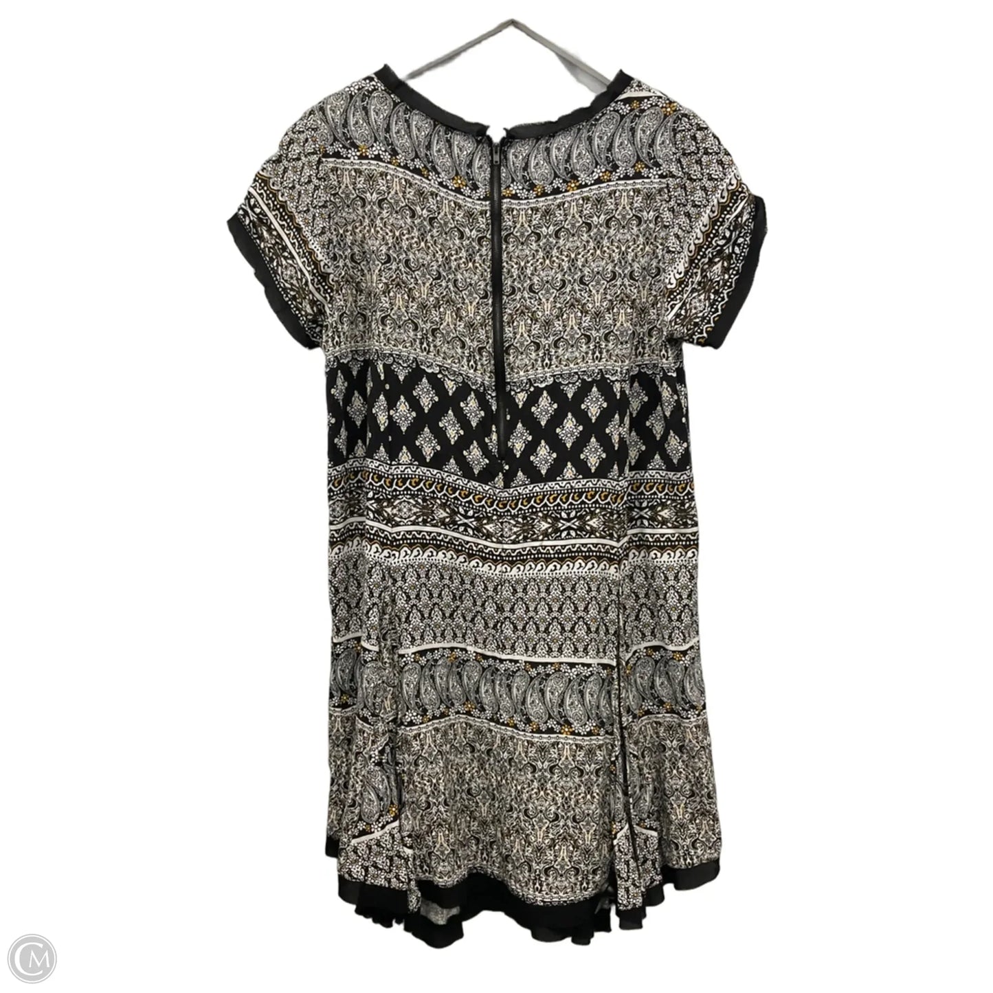 Dress Casual Midi By Torrid In Black & White, Size: L