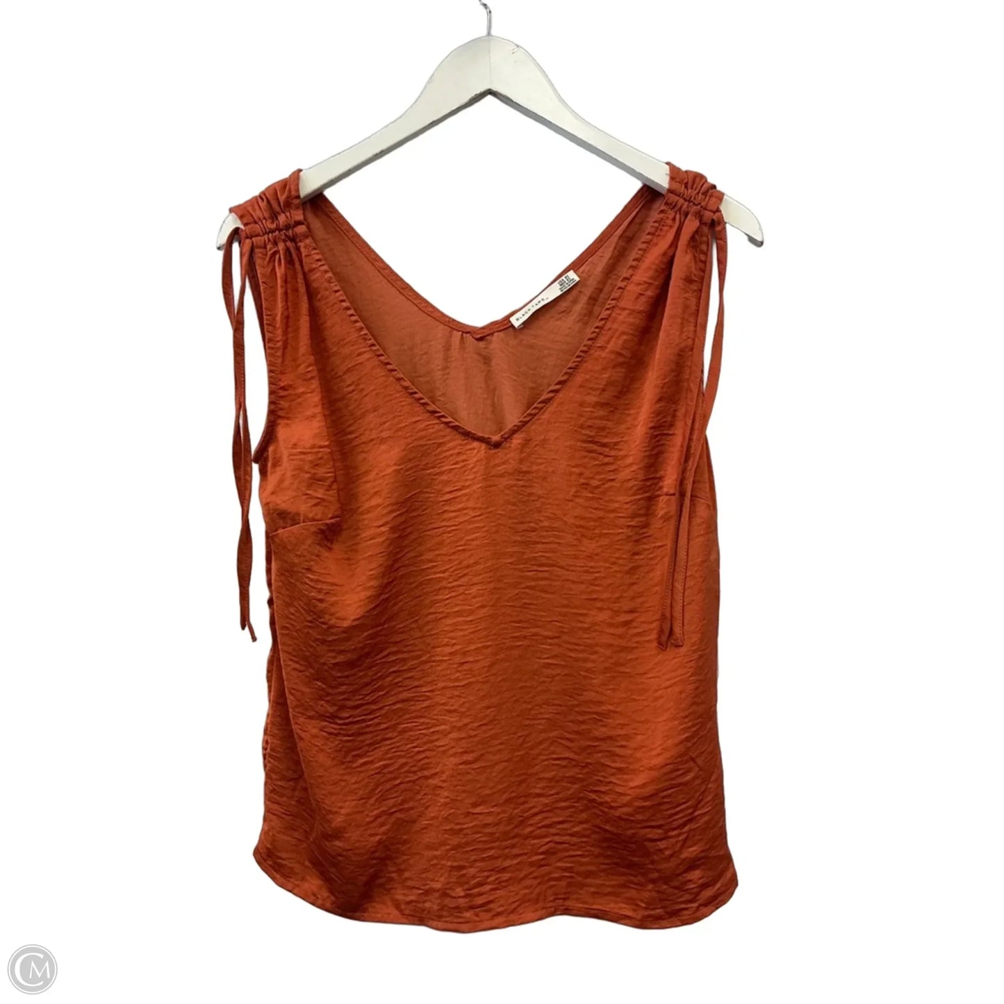 Top Sleeveless By Black Tape In Orange, Size: Xs