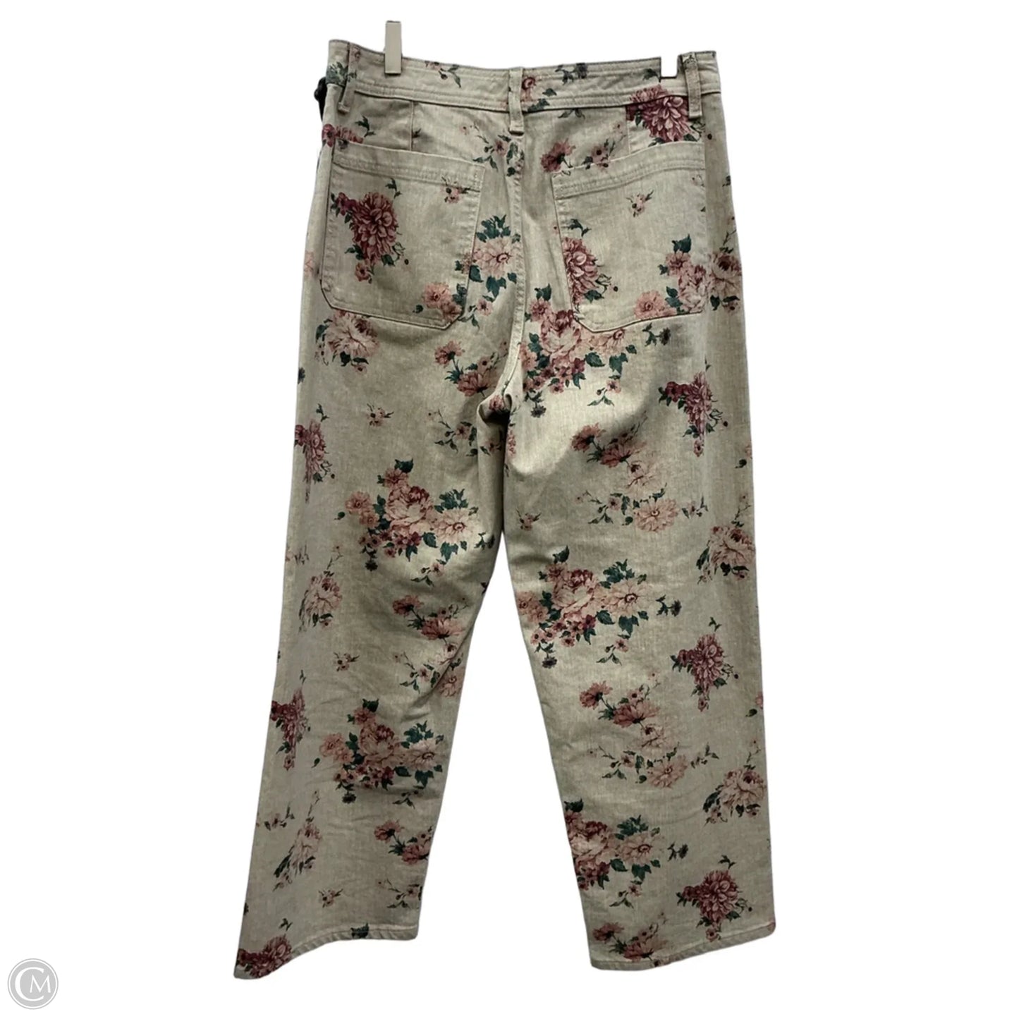 Jeans Wide Leg By Universal Thread In Tan Denim, Size: 12