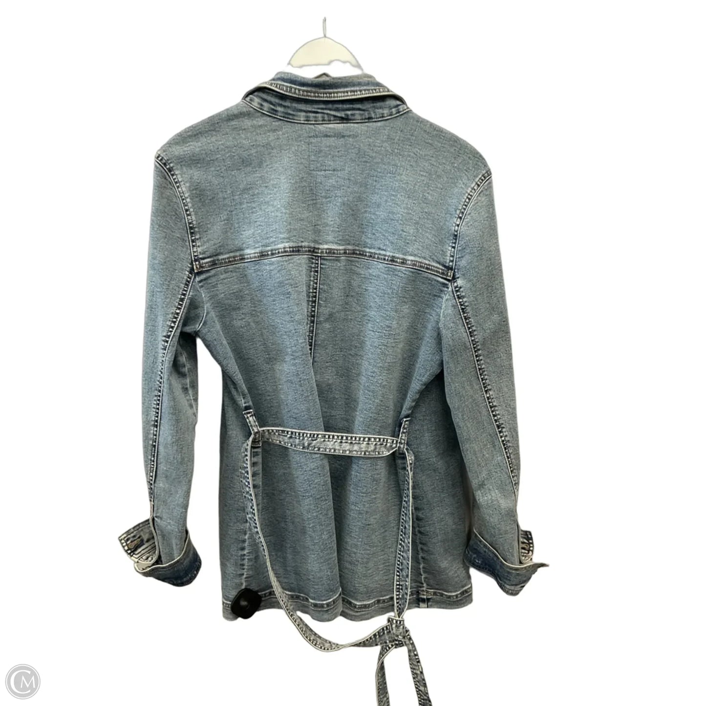 Jacket Denim By Maurices In Blue Denim, Size: L