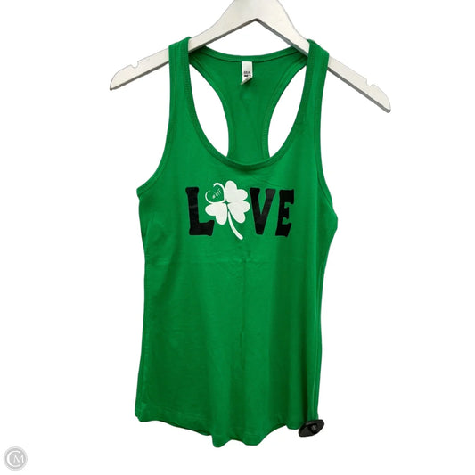 Athletic Tank Top By Clothes Mentor In Green, Size: S