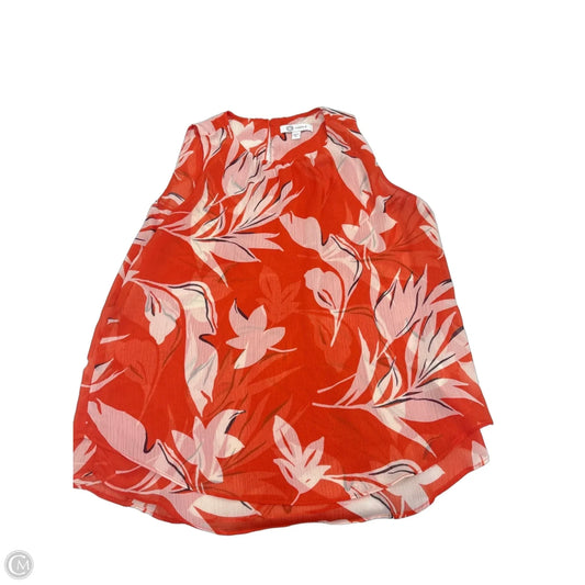 Top Sleeveless By Clothes Mentor In Orange, Size: M