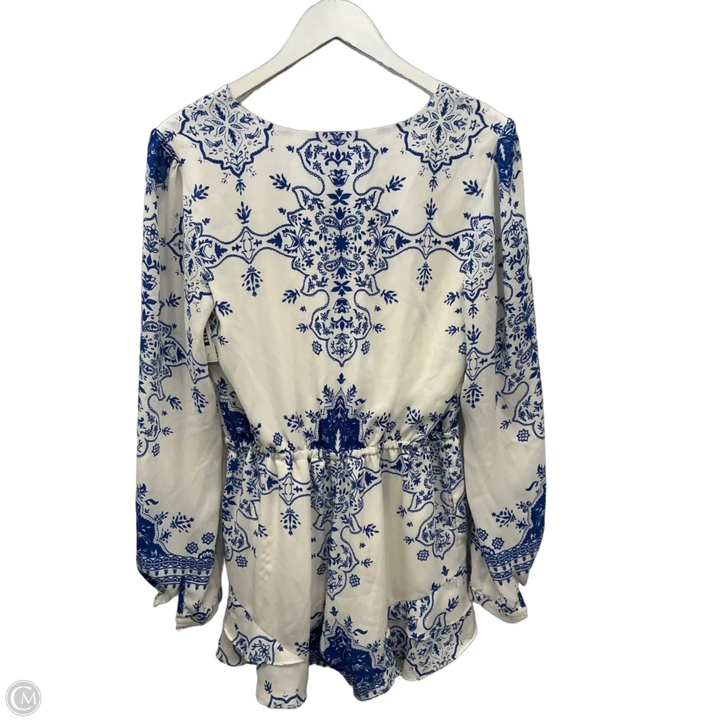 Romper By Lovers & Friends In Blue & White, Size: M