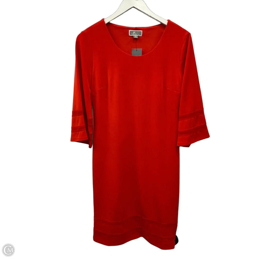 Dress Casual Midi By Jm Collections In Red, Size: Sp