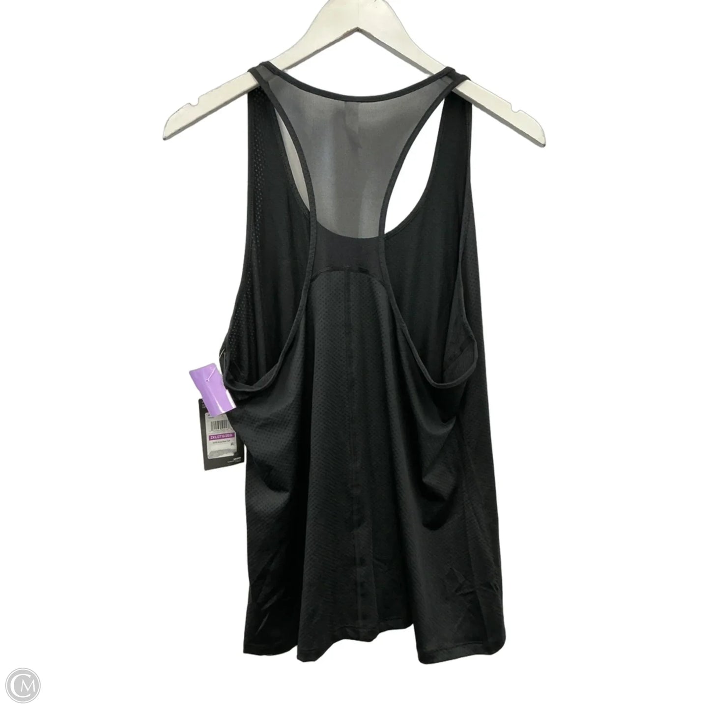Athletic Tank Top By Under Armour In Black, Size: 2x