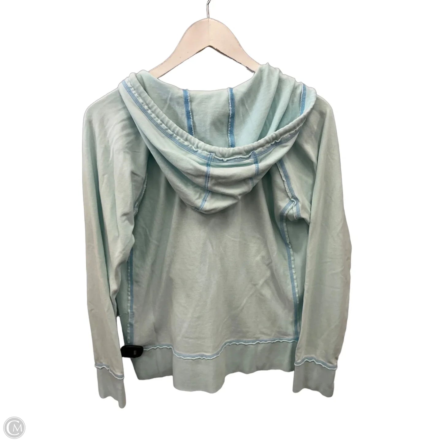 Athletic Jacket By Life Is Good In Blue, Size: M