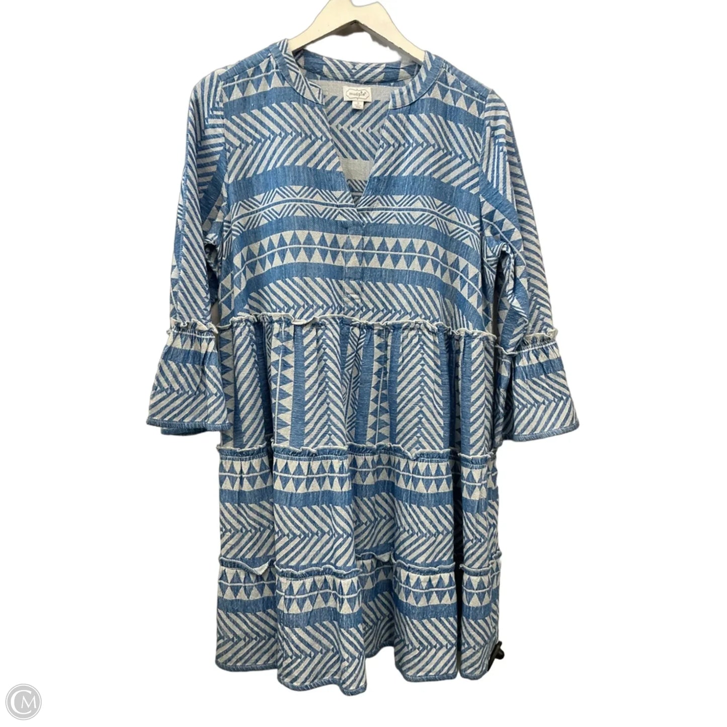 Dress Casual Short By Mudpie In Blue, Size: S