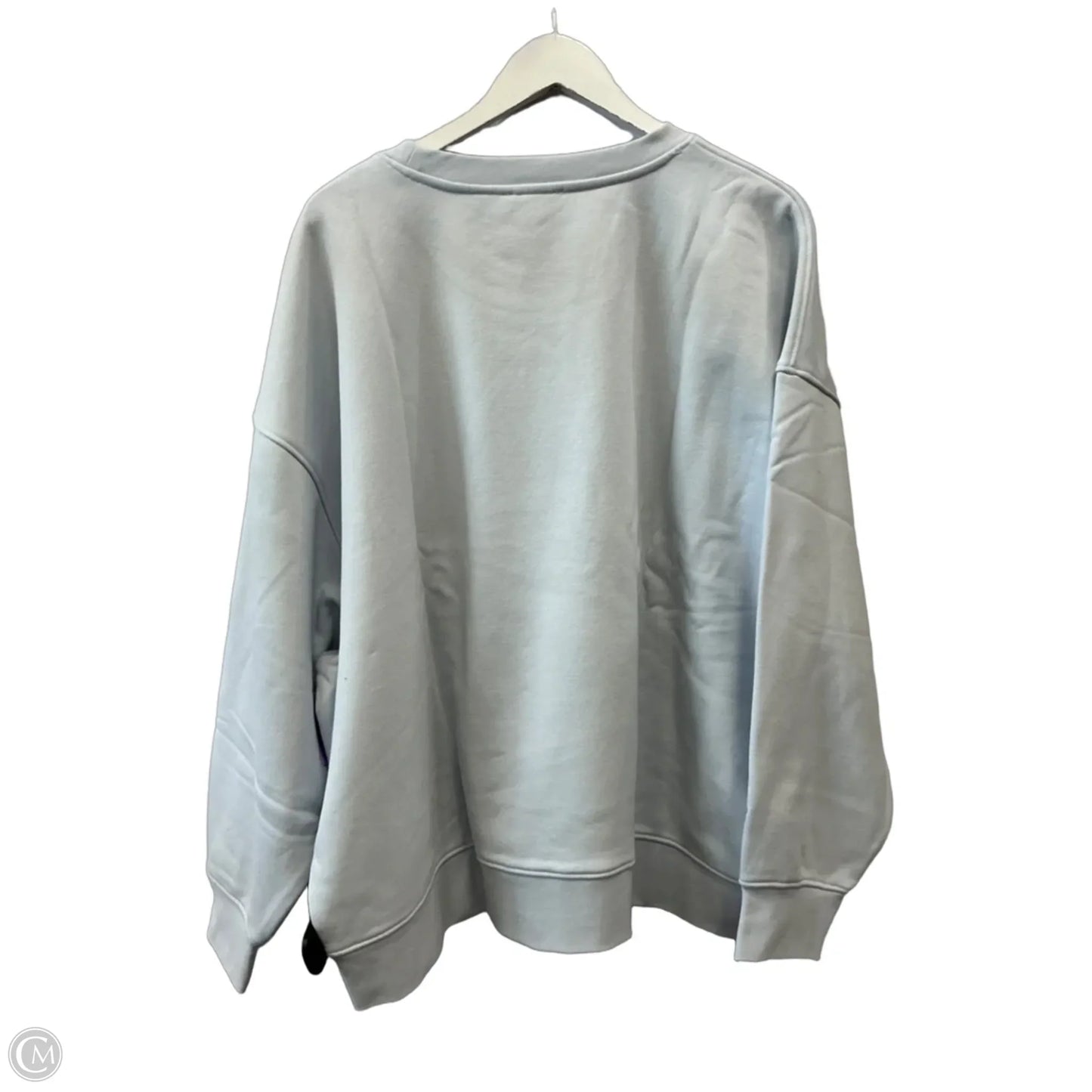 Sweatshirt Crewneck By Clothes Mentor In Blue, Size: Xxl