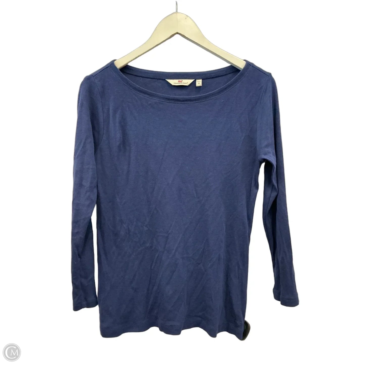 Top Long Sleeve By Vineyard Vines In Navy, Size: M