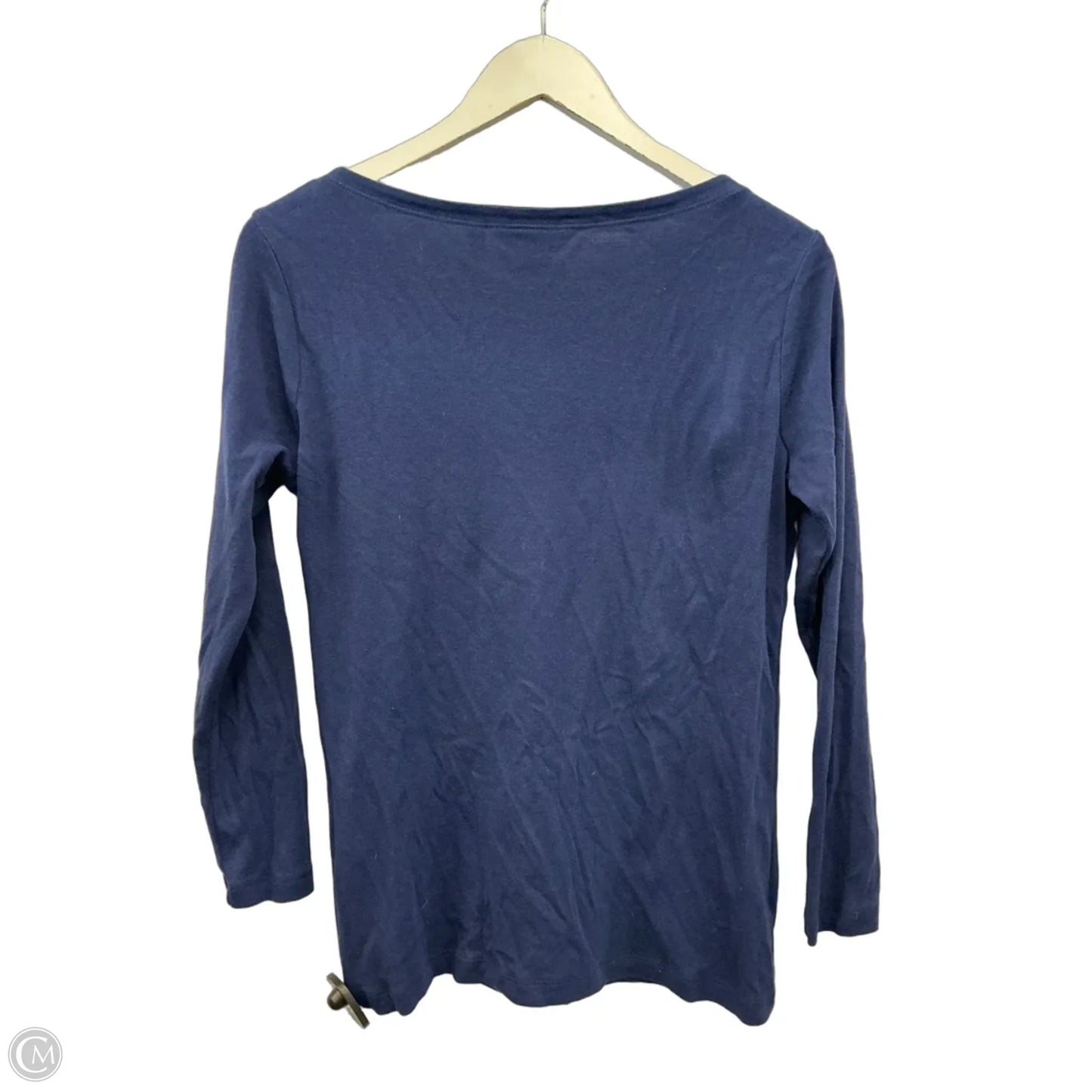 Top Long Sleeve By Vineyard Vines In Navy, Size: M