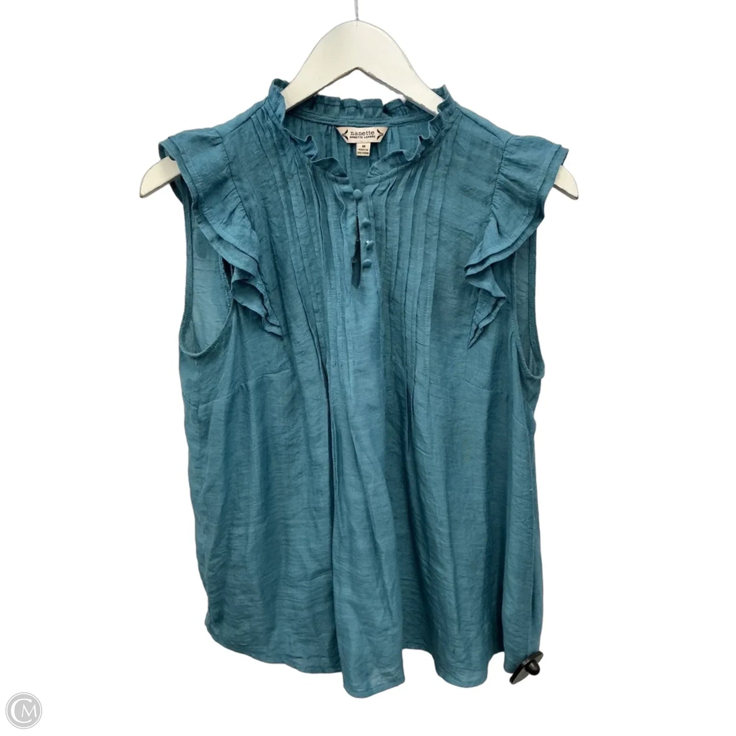 Top Short Sleeve By Nanette By Nanette Lepore In Blue, Size: M