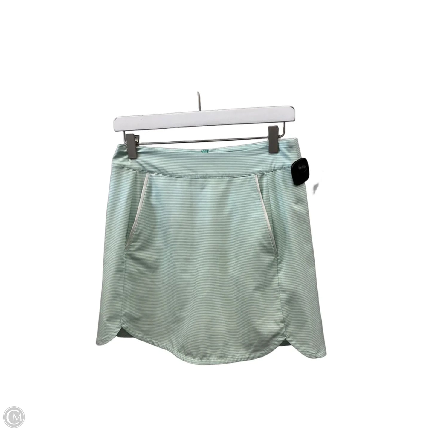 Athletic Skort By Vineyard Vines In Green & White, Size: Xs