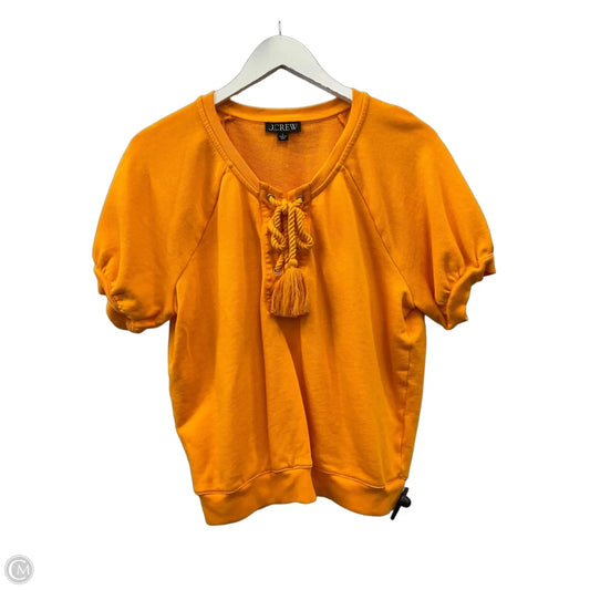 Top Short Sleeve By J. Crew In Orange, Size: S