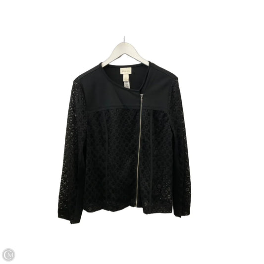 Blazer By Chicos In Black, Size: L