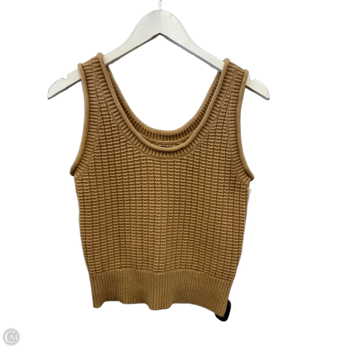 Top Sleeveless By Quince In Tan, Size: M