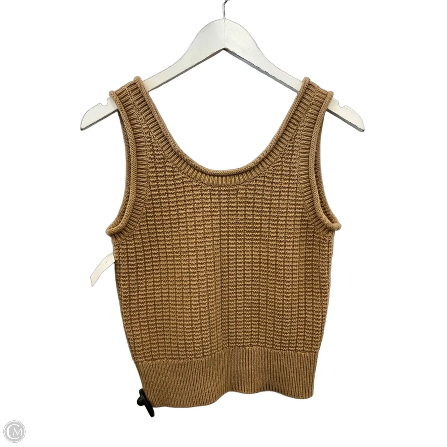Top Sleeveless By Quince In Tan, Size: M