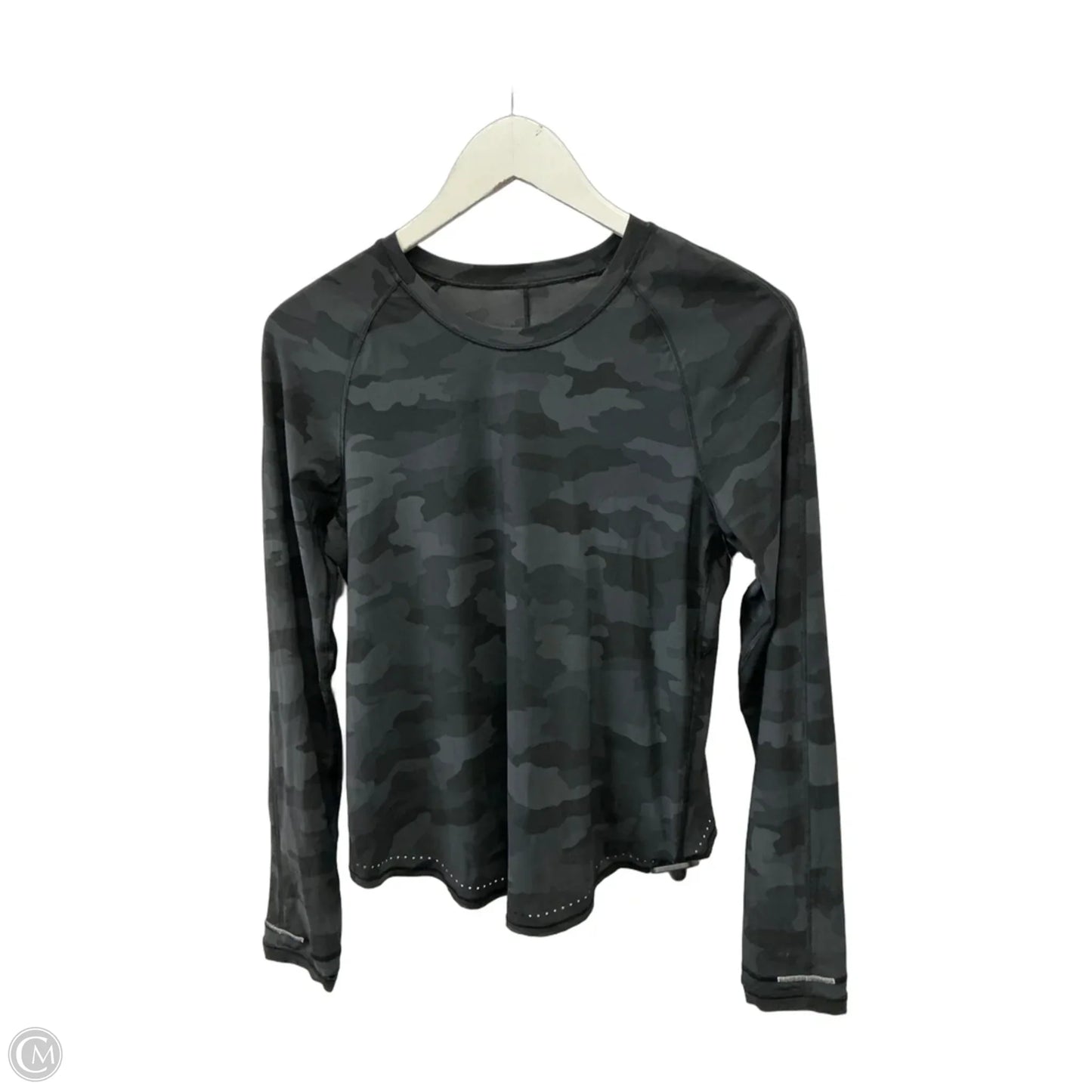 Athletic Top Long Sleeve Crewneck By Lululemon In Black, Size: S