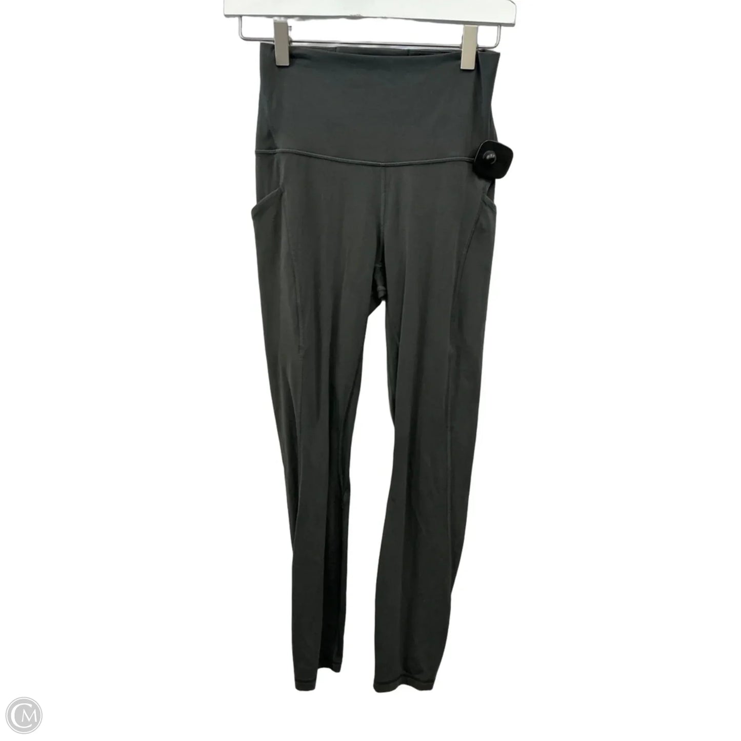Athletic Leggings By Lululemon In Grey, Size: S