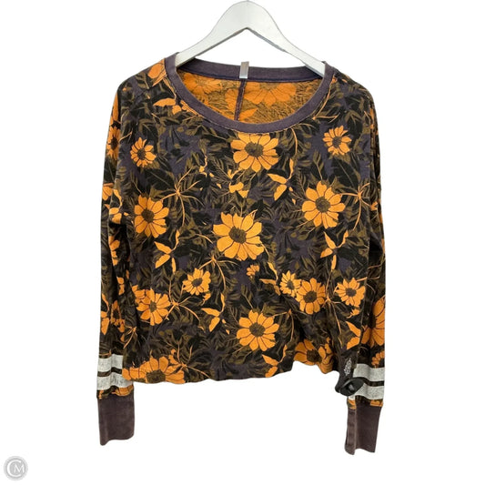 Top Long Sleeve By Free People In Purple, Size: Xs