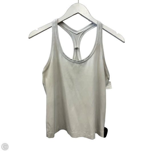 Athletic Tank Top By Lululemon In White, Size: M