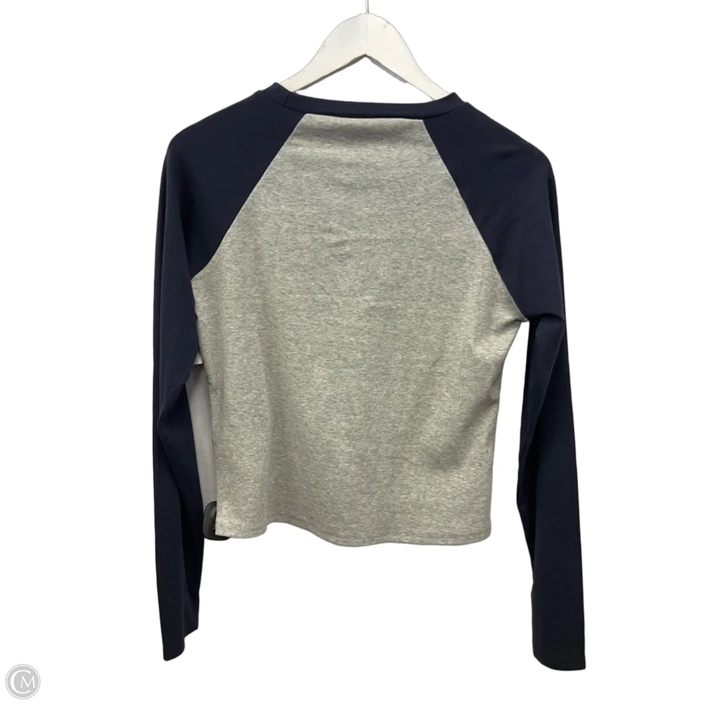 Top Long Sleeve By Edikted In Blue & Grey, Size: S